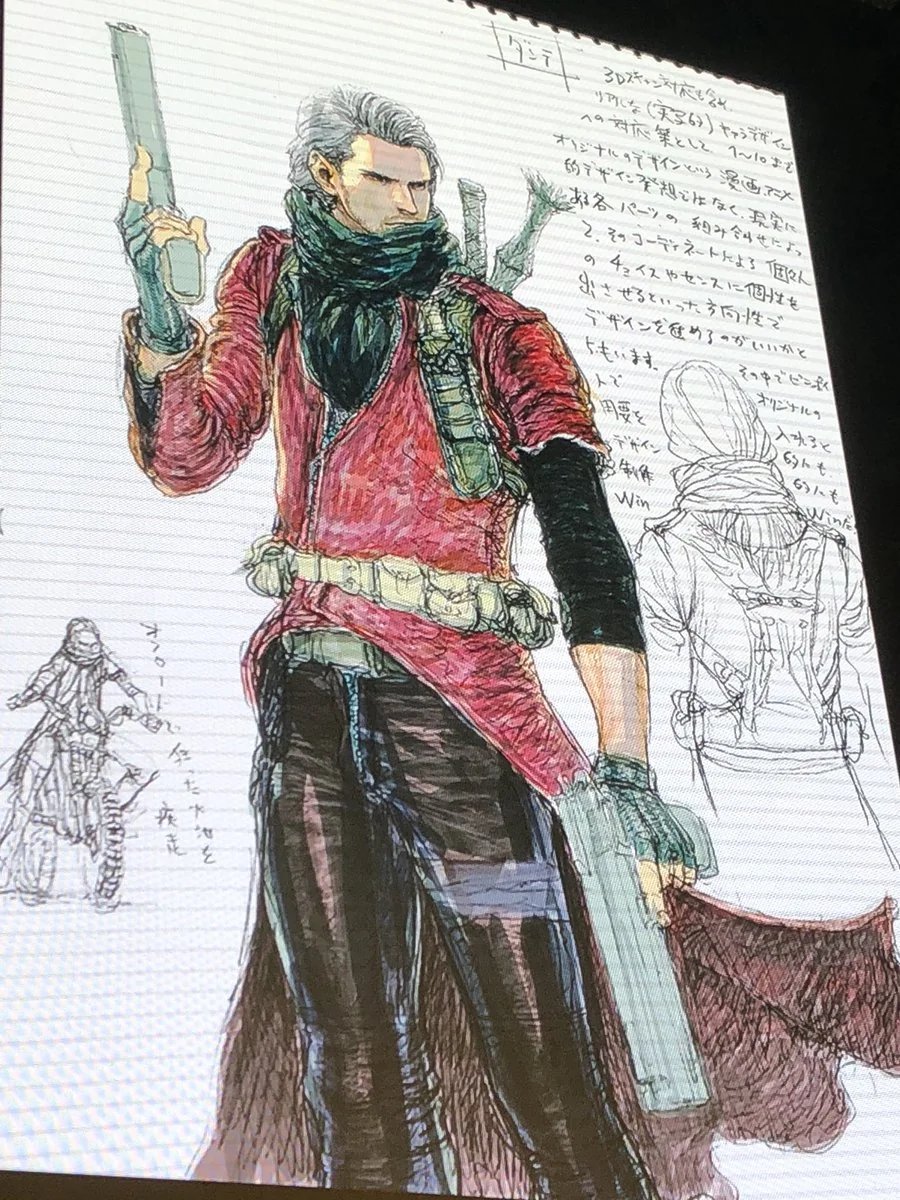 devilsaviour_'s tweet photo. @uriangersex maybe they should've gone the full mile with Dante too and gave him the same treatment like his concept art implied https://t.co/HhTSM52lZ6