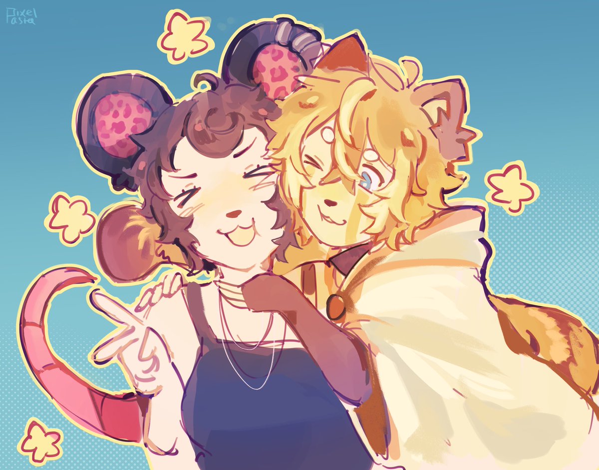 Pixelpastaa's tweet photo. duo i just made the fuck up #qsmpfanart https://t.co/QhdPAnTMAt
