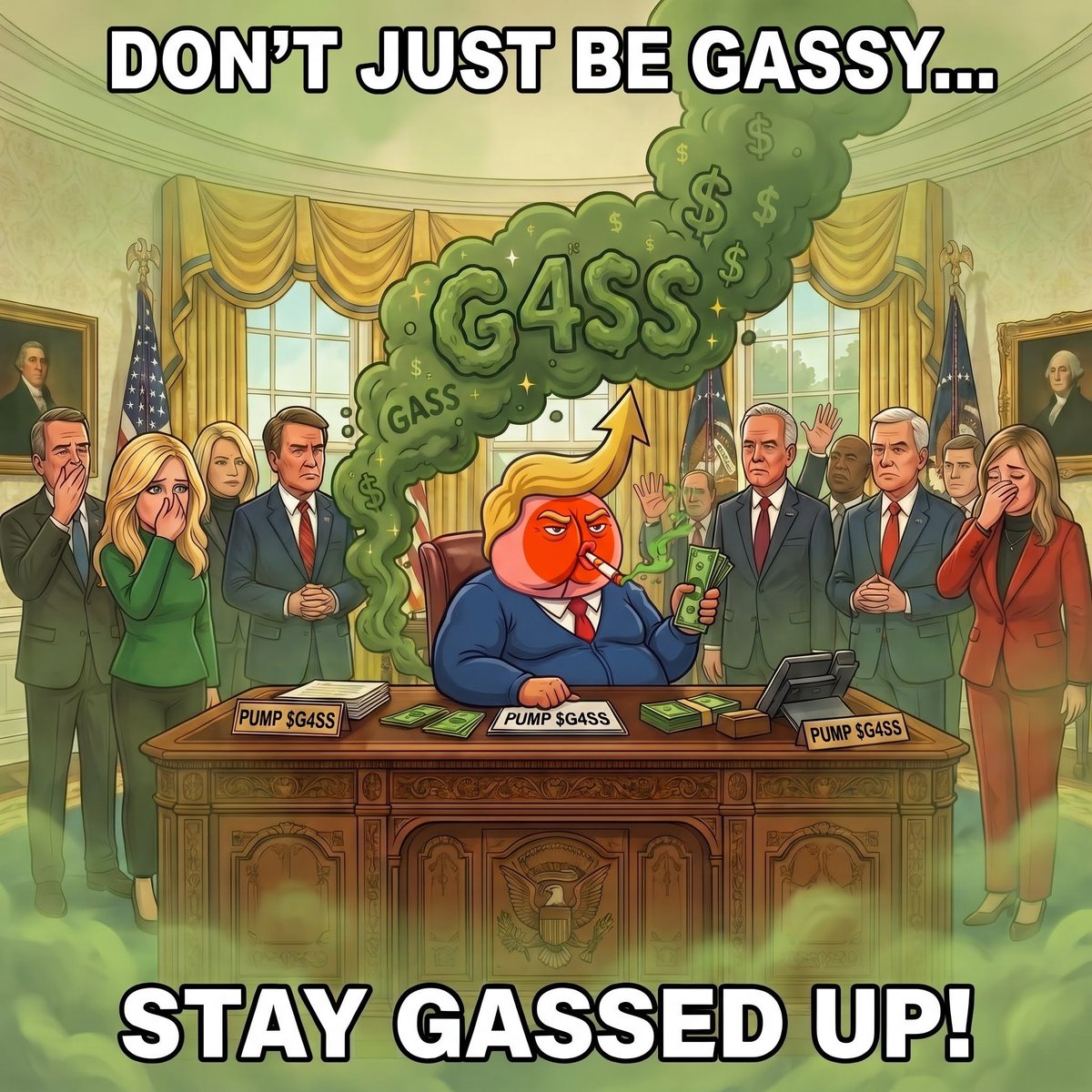 D0ntPassGASS's tweet photo. See what the stink is about with $G4SS! 💨💨💨 https://t.co/r5I5iTlK4v
#solana #memecoin #crypto https://t.co/kJWudIQaFT