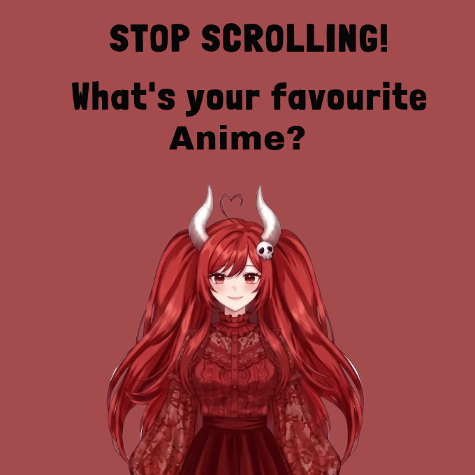 CuteLilyEn's tweet photo. STOP SCROLLING! 👀❤️

Tell me your favorite anime in the comments! Let's see which anime everyone loves! 

#Anime #AnimeFans #VTuber #AnimeCommunity #Otaku https://t.co/YbTVLvIMwF