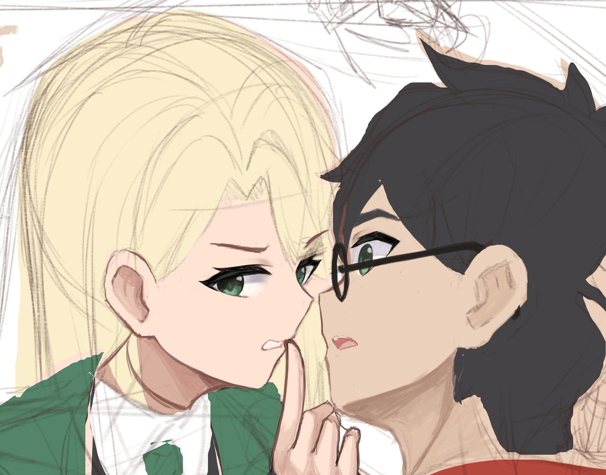 illustyona_'s tweet photo. Malfoid and Harry Sketch #malfoid https://t.co/0FyCWiuW0D