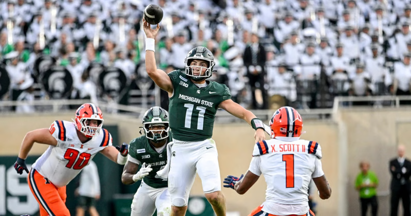 Michigan State QB Alessio Milivojevic questionable at UCLA