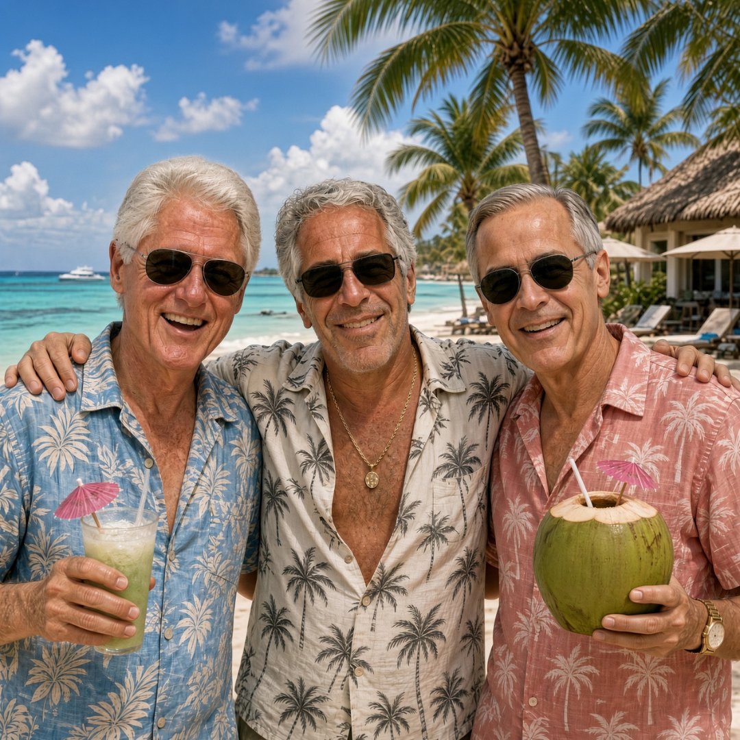 CanadaRoast's tweet photo. BILL CLINTON: "The Prime Minister of Canada has been a friend of mine for a long time. We got to know each other with having virtually nothing to do with politics."

'Virtually nothing to do with politics’ is exactly how you described the friendship that got you on Epstein’s plane more than two dozen times, @BillClinton