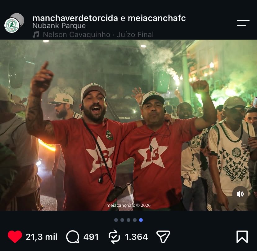 GiovannaPeruzz3's tweet photo. A página oficial da Mancha Verde deixou claríssimo de que lado está. Do lado da democracia. Que orgulho que to sentindo.

Dessa vez não é só a Palmeiras Livre, a Porcoíris, Porcomunas, Palmeiras Antifa ou Chineiras. É a maior organizada do Palmeiras https://t.co/W9yZwpZ1xk