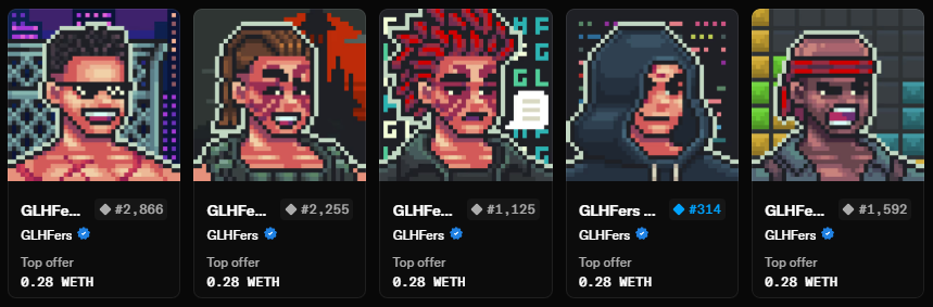 cryptologist99's tweet photo. Added my 5th GLHFer - @gigaverse is cooking. 

(And @token_works has NFTs on discount 🤫) https://t.co/Hdn7ySZoWC
