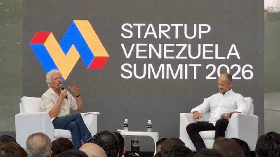 oavendano's tweet photo. 🚨 | Multimillonario Richard Branson desde Caracas:

“Muchos inversores extranjeros esperarán a que se celebren elecciones democráticas y se restablezca el estado de derecho antes de invertir dinero en el país”. https://t.co/ok9gAlV7AS