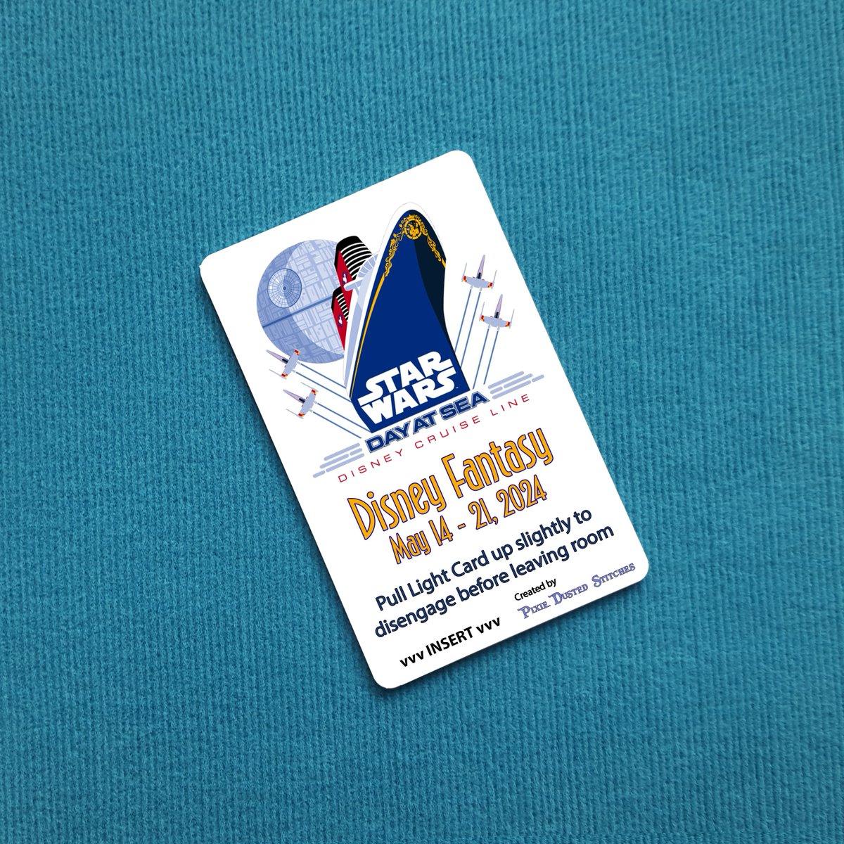 PixieDustedFun's tweet photo. Sleek sellouts! 🤓. Order Star Wars Day at Sea Custom Date Disney Cruise Light Card® at $2.98 from #DCL #FEGifts https://t.co/ZwMVOWfceK