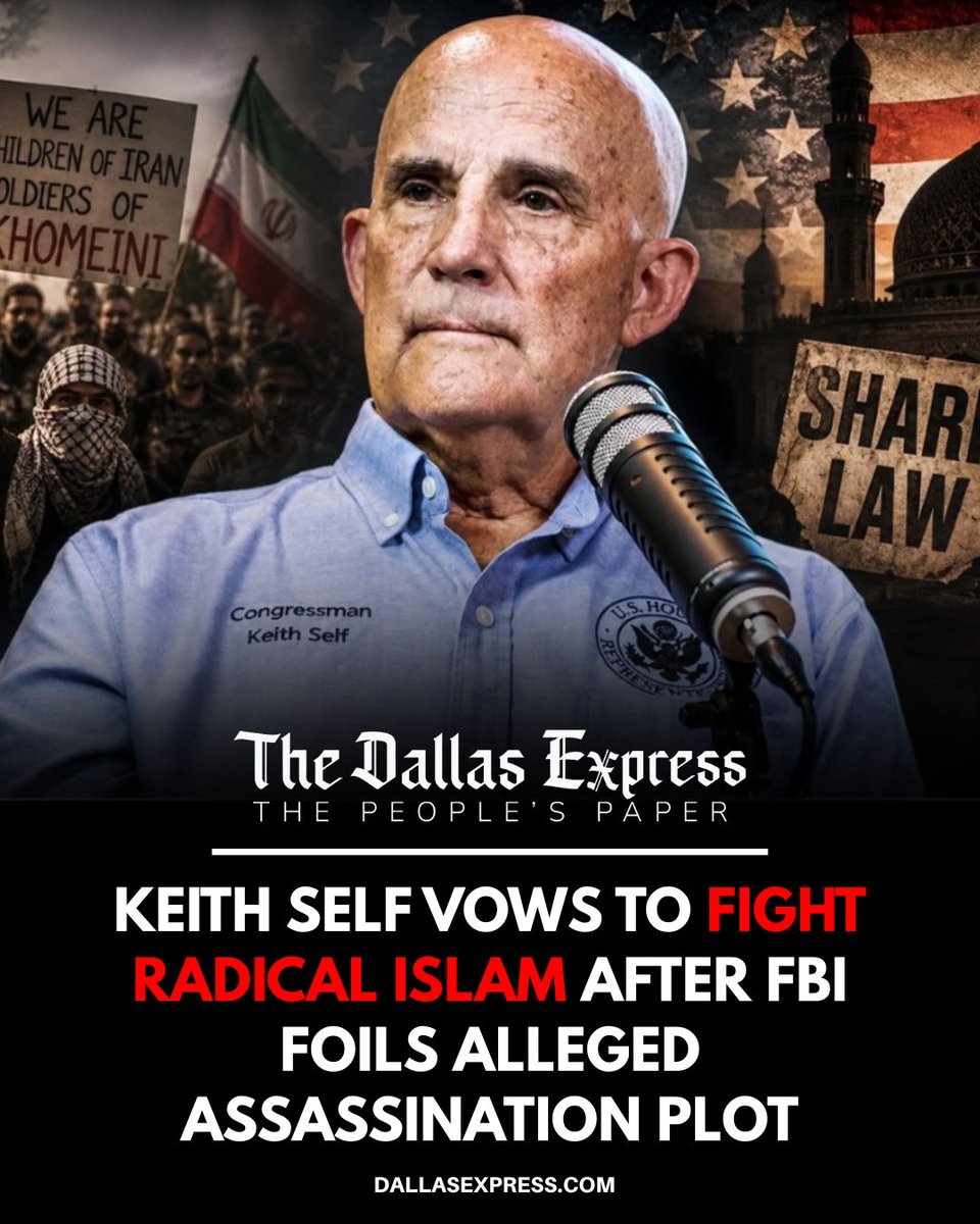 DallasExpress's tweet photo. FBI Arrests Teen Accused Of Plotting To Assassinate Texas Congressman.  

A 17-year-old McKinney boy allegedly planned to kill U.S. Rep. Keith Self in an ISIS-inspired terrorist attack.  How did the FBI uncover the alleged plot, and what is Self saying about the threat?

@RepKeithSelf