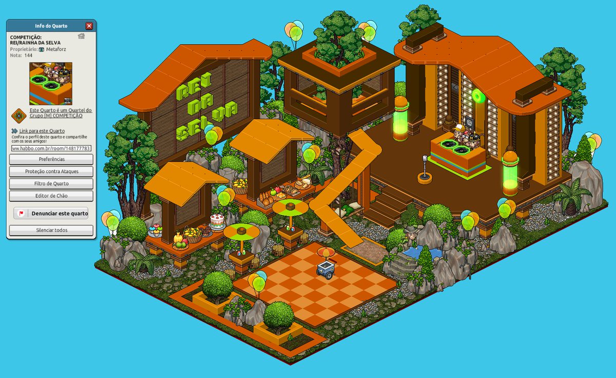 MetaforzHabbo's tweet photo. COMPETIÇÃO: REI/RAINHA DA SELVA 🐒
Por: Metaforz

@Habblindados &amp; @HabboPTBR https://t.co/9LqQT40ckn