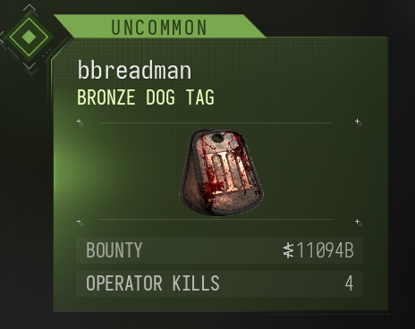bbreadman's tweet photo. I have a 11,000,000,000,000 bounty on my head in DMZ right now???😭😭😭 https://t.co/3N7shFnNTe