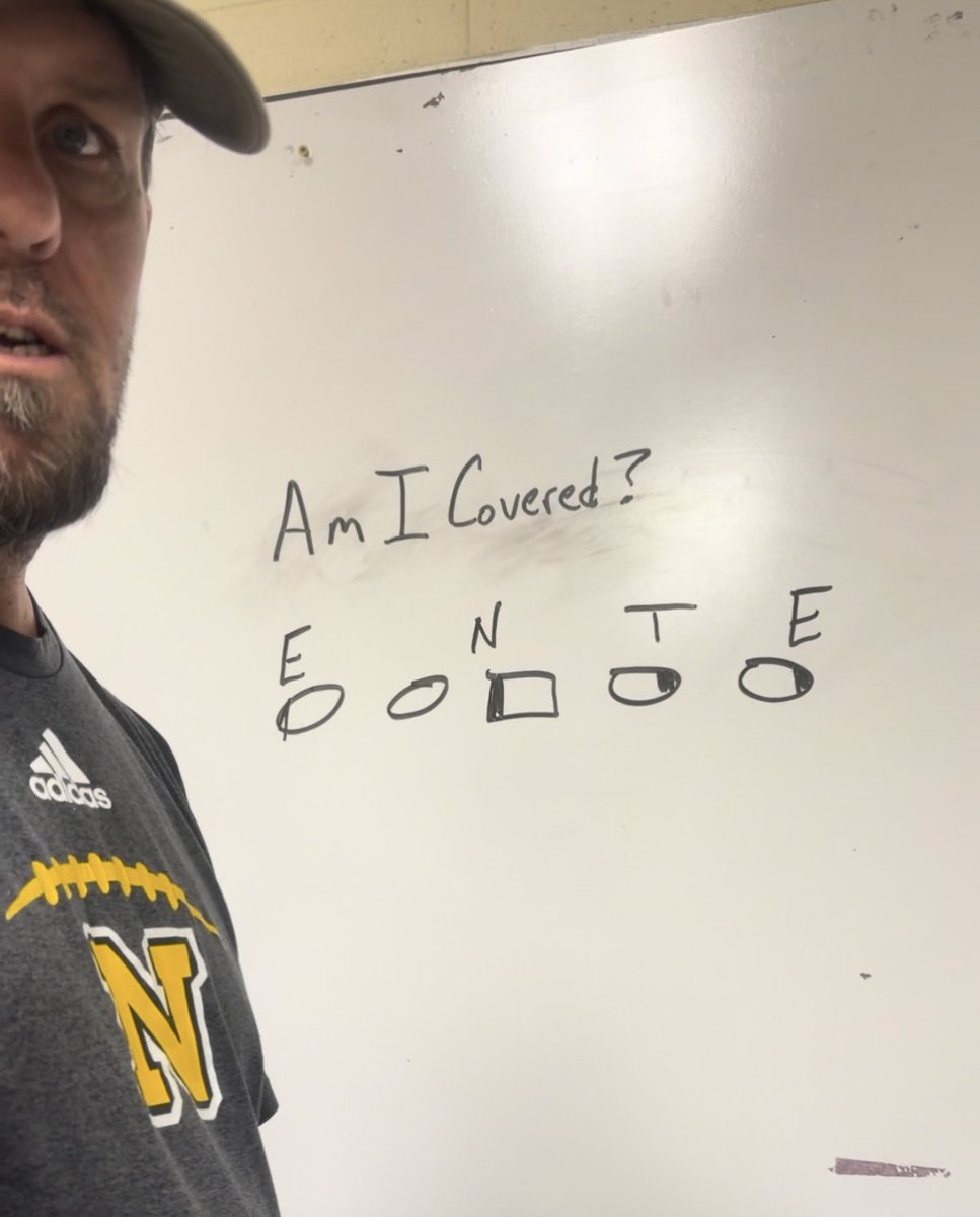 Coach_ChadJohn's tweet photo. How do you teach Inside Zone?

We're starting a 4 part Inside Zone clinic in our weekly Office Hour series.

Part 1 is now in the GameDay Systems Vault.

I break down our covered/uncovered rules, how we identify blocking responsibilities, and examples against even and odd fronts.

Next week: Our calls and footwork against different fronts.

Just real coaching. How we teach it.