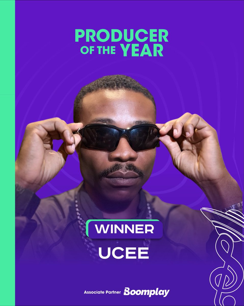ItsUCee's tweet photo. Another one for the shelves 🏆
Thank you @GalaxyMusicAwrd for the recognition and thank you everyone.

#beatmaster #produceroftheyear2026 #thegbedunareplay https://t.co/uUJw2qUVT8