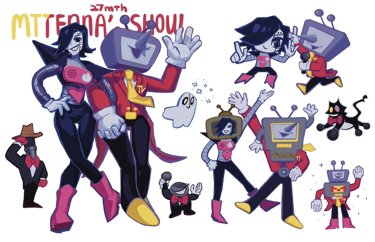 27month's tweet photo. MTTenna’s show #undertale #deltarune #mettaton #tenna https://t.co/kgmq0cJnw4