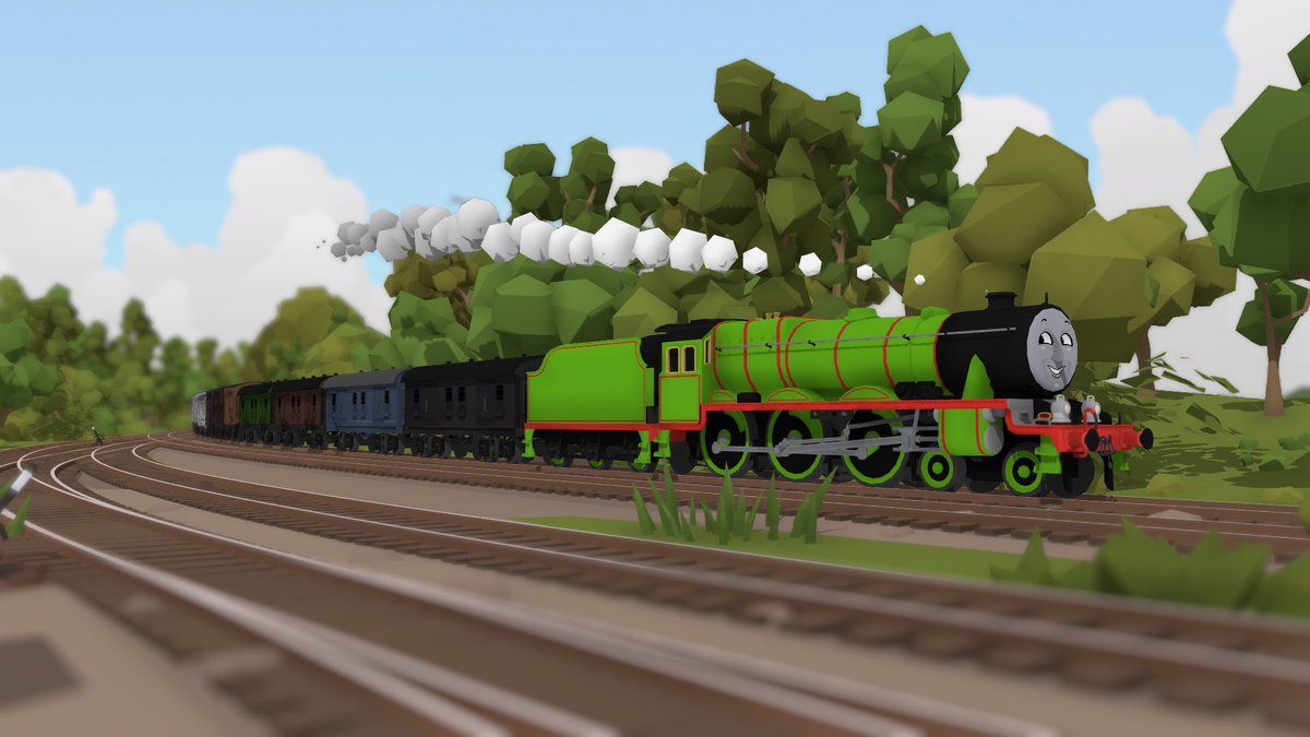 NWnitwit's tweet photo. @guiguiba131 @knapfordtom I always love seeing people combine parts of Henry’s irl shape into the new one! We’ve done similar with our own Henry! Lovely model as always :) https://t.co/EkYidoLtfn