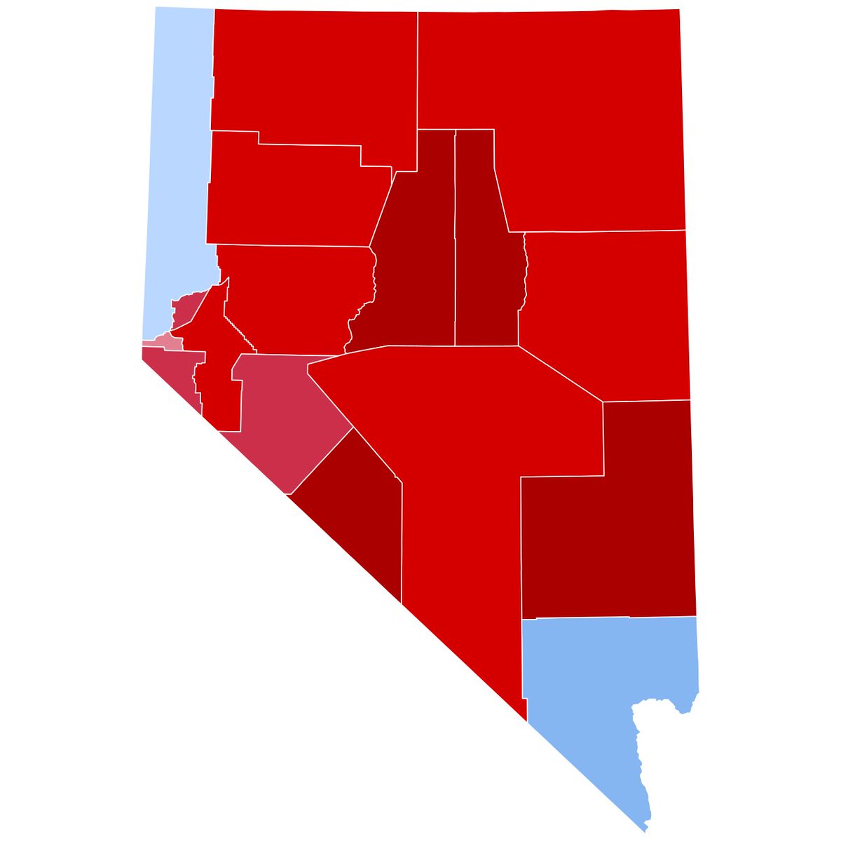 EricLDaugh's tweet photo. 🚨 NOW: Nevada Republicans lead today's in-person early voting by OVER 10 POINTS

TODAY:
🔴 Republican: 45.1% (+10.9)
🔵 Democrat: 34.2%

KEEP IT UP NEVADA! Make the Dems' firewall as low as possible! 🔥

All in-person: R+4.7
Mail: D+8.9
Total: D+4 https://t.co/eFD2eGuhuI