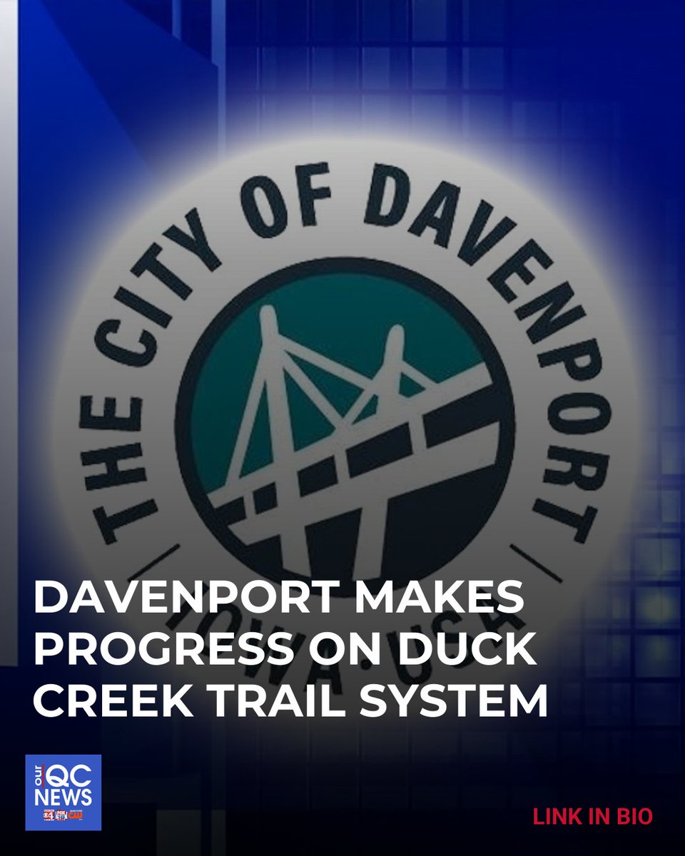 WHBF's tweet photo. Davenport makes progress on Duck Creek trail system (Link in bio) https://t.co/5I8YnMuyn5