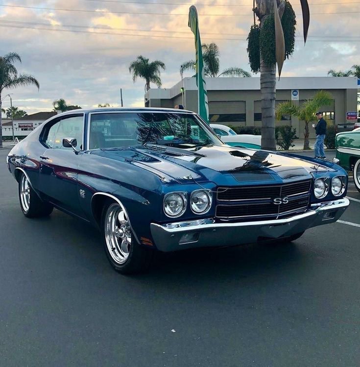 RestoMod804's tweet photo. Chevrolet Chevelle SS 1970 !!
Deep Navy Blue Color,  Black SS Hood Stripes, Black SS Grille with SS Badge Chrome, Quad Round Headlights Dual Per Side  And Chrome  5-Spokes Wheels. https://t.co/QqTmHAZgYL