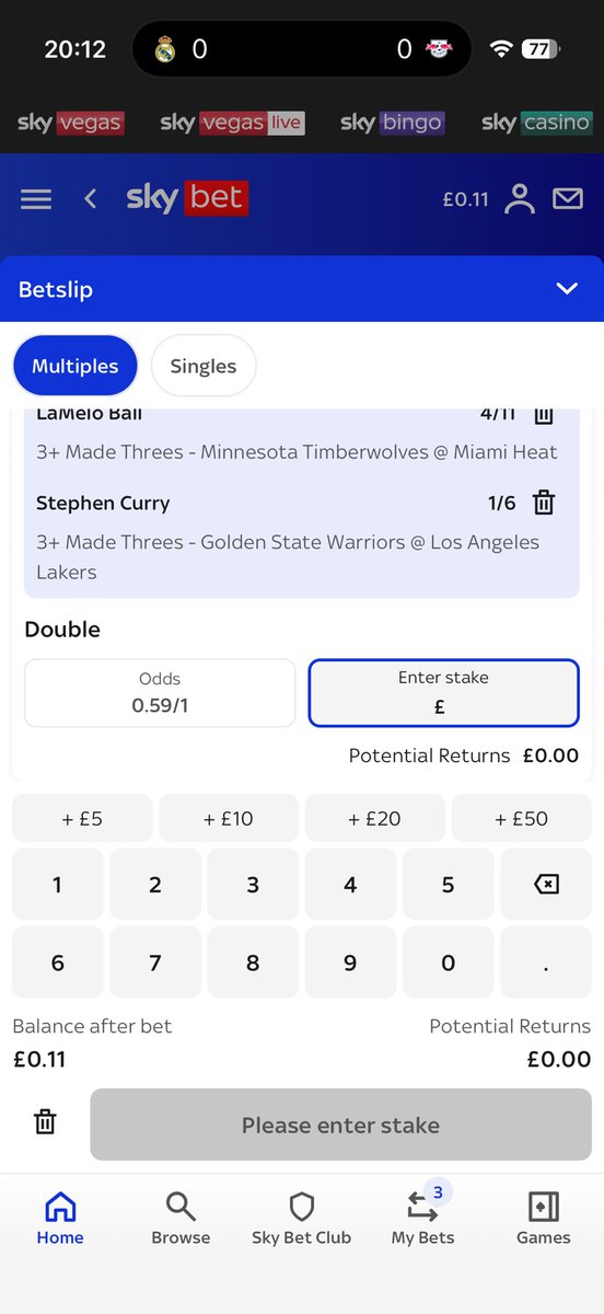 Jacob66709042's tweet photo. Someone at Skybet is getting fired😭. Noticed this price error earlier today. Sky were giving 6/1 for something that should’ve been around 4/6 max stake £20, not sure how many people got on it but looking like it’s coming in https://t.co/YtBej7v5kL
