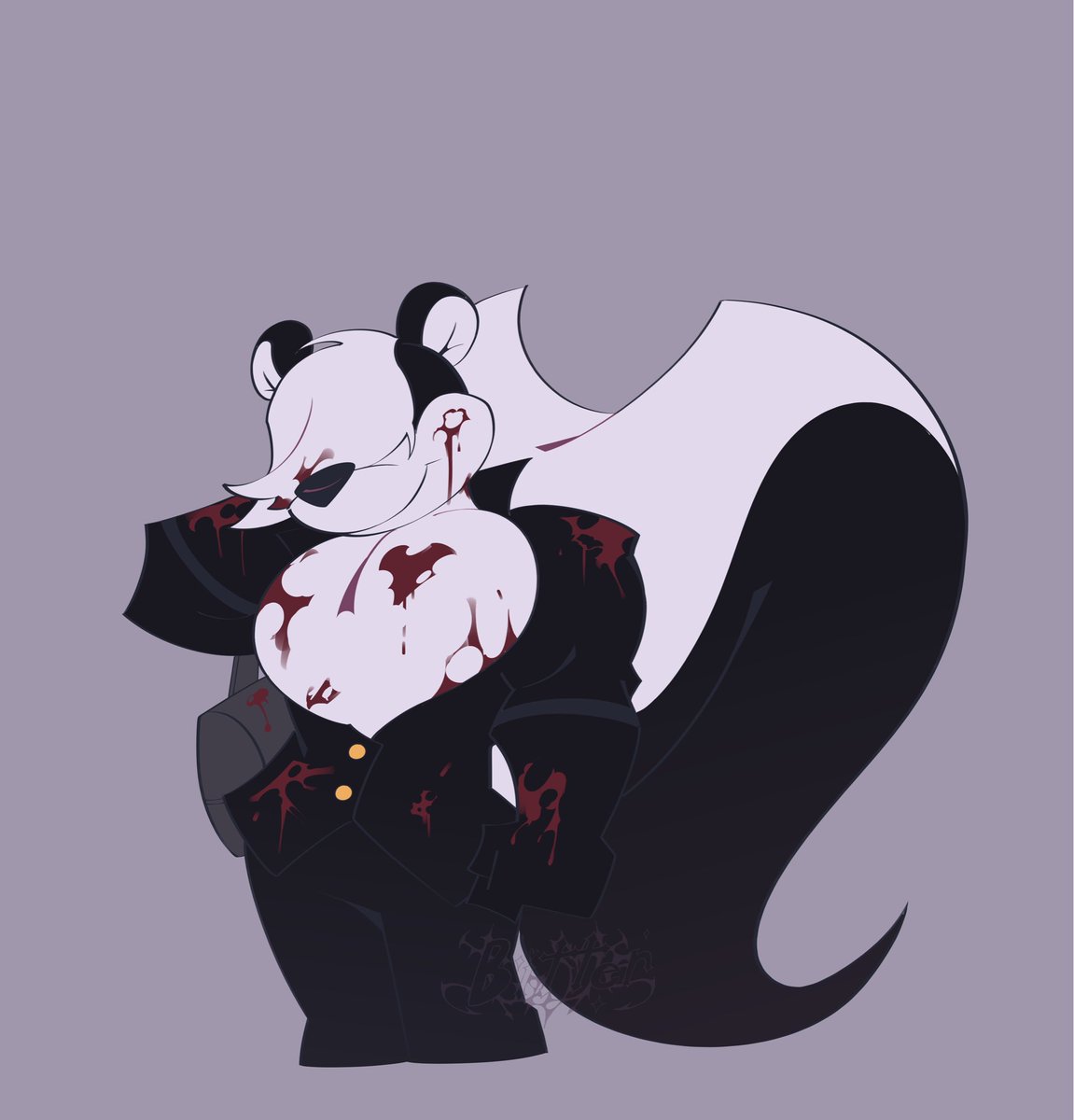 Bittertastlol's tweet photo. Pitu le pew from the yandere au #yandere #Pituvester #sylvester #fanart #artdump #au https://t.co/BlRIERYcKt