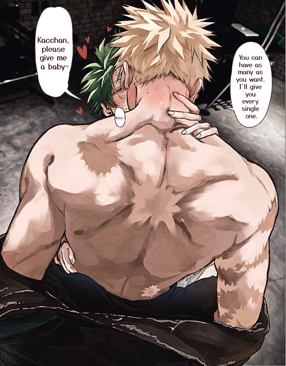SuCaNa_k5's tweet photo. #myart #bkdk #katsuizu #勝出 #bakudeku #abo #r18
🧡💚💥🥦
A real Alpha spoils their mate to no end. Whenever his sweet little Omega enters heat, he simply can't resist indulging their every whim. Heck, if they wanted a star from the heavens, he’d happily fetch it for them!! https://t.co/Gcwzgz6mqe