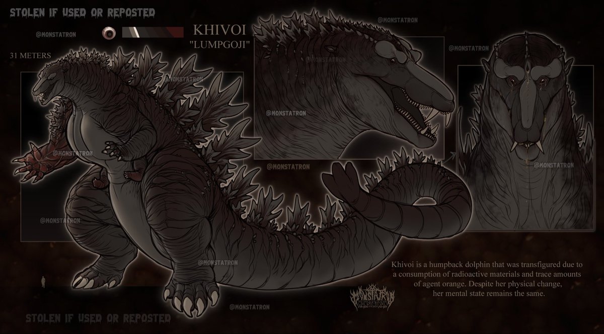 monstatron's tweet photo. my vietnamese #fangoji, khivoi!

i’ve had her for a little while and only just now getting around to sharing her. you can find more about her story on my tumblr :]

#godzilla #kaijuoc #kaiju #monsterart https://t.co/FhAmAVjy0p
