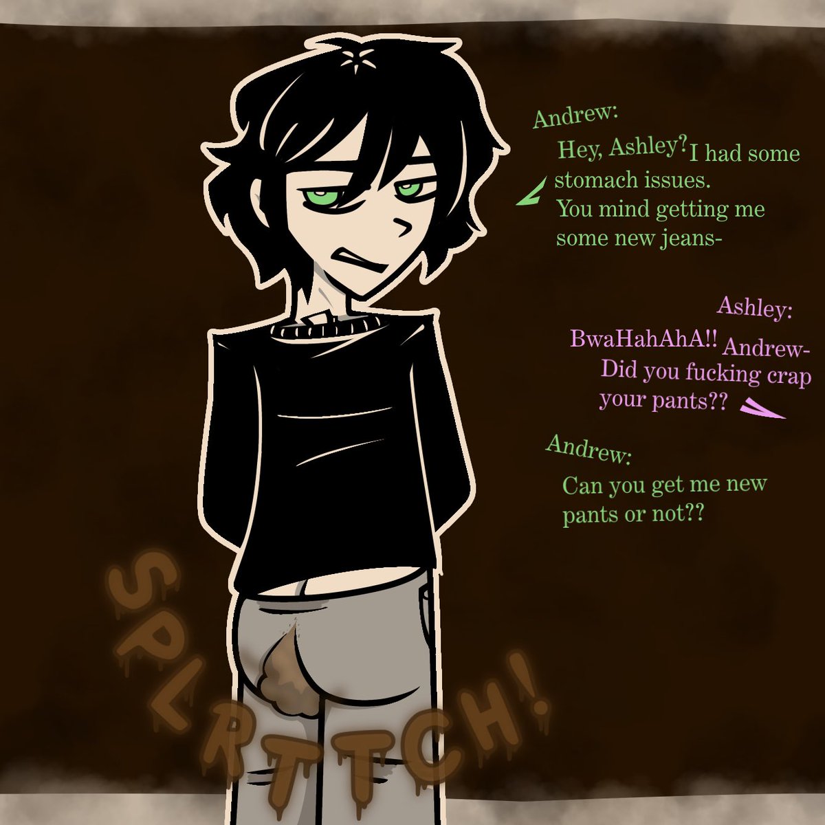 LexiSoils's tweet photo. Decided to do some male soiling artwork for once! To go with my Ashley Graves piece- ANDREW!!🩷🩷🩷
#Soiling #Malesoiling #Soilingart #Pantypoop #scat #malescat #scatfetish #fetishart #fetish https://t.co/LUxwywlIqd