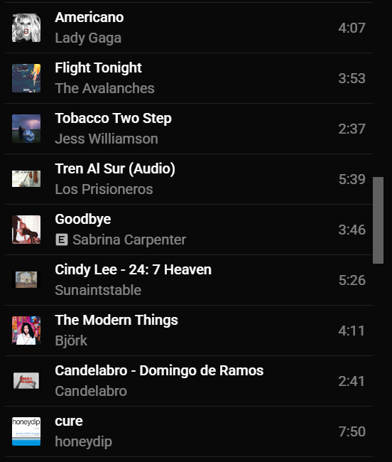 LvsGamma's tweet photo. do yall like my playlist line up https://t.co/Z5d2ESqIFD