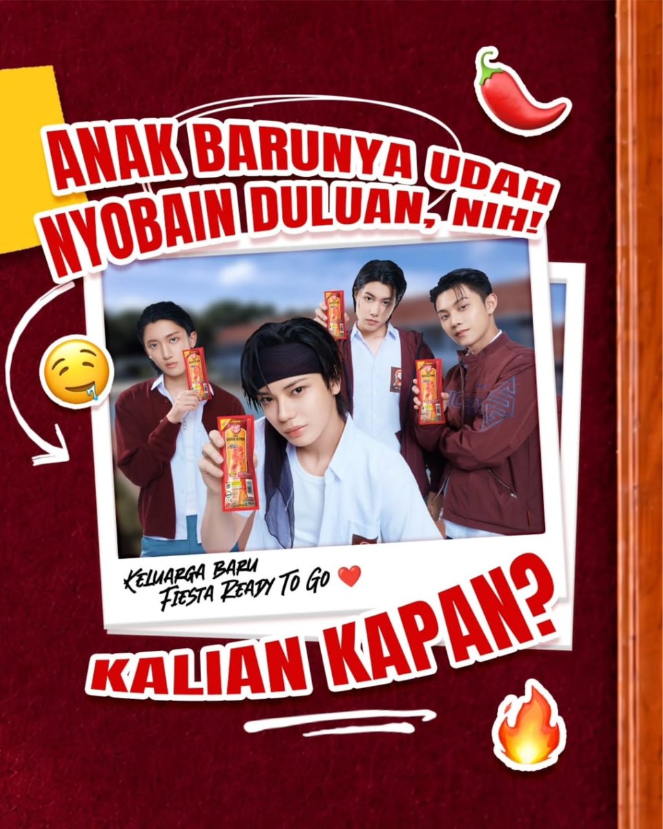 LNGSHOTGlobal's tweet photo. [INFO] LNGSHOT x Fiesta Ready To Go Sosis Sambal Geprek is now available at convenience stores in Indonesia!

*only in Indonesia 

#LNGSHOT #롱샷 #FiestaReadyToGo https://t.co/YeXKkChqdE