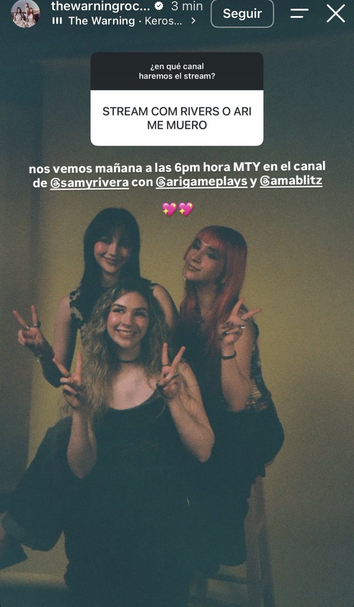 Ferny_1225's tweet photo. Las de The Warning verdaderamente dijeron si lo sabe dios que lo sepa el mundo JAJAJAJA

Se viene uno de los streams más pedidos 🥳 https://t.co/LSa99aezSm