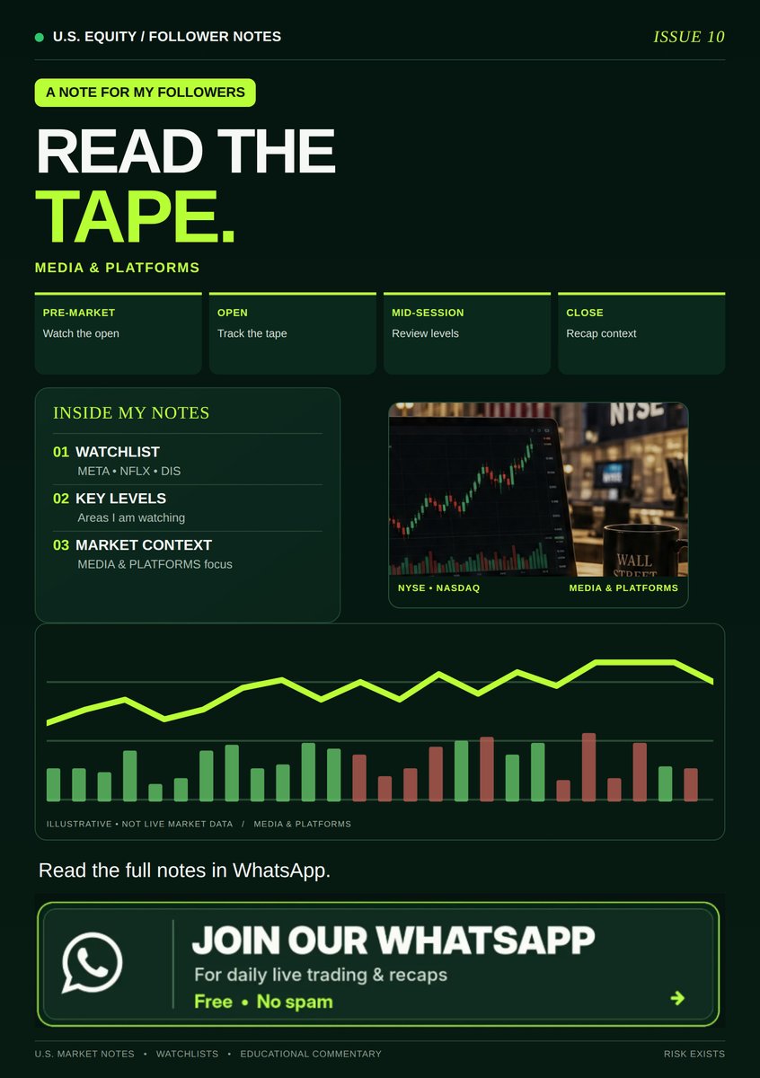 julpobluewings's tweet photo. Today's follower bonus: message me on WhatsApp to get my U.S. stock relative-strength watchlist and see which names are standing out versus peers and sectors. Join today to claim your copy 👇 👇 https://t.co/CcwUn9AcxA https://t.co/vP7vx5Vghn