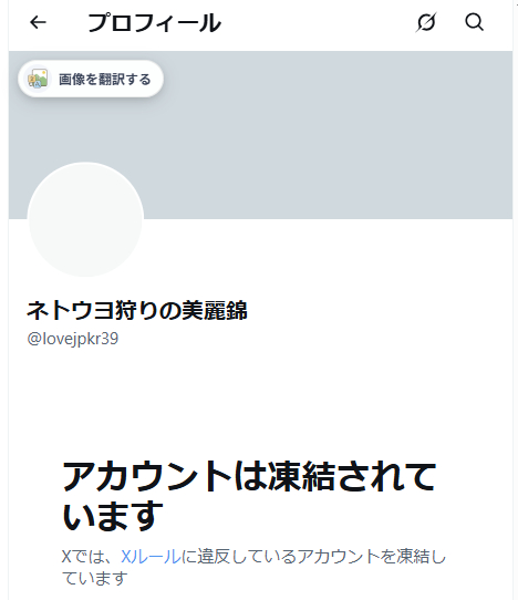 ginseiou2's tweet photo. クソワロタw

てんまさんの言うやり方で４つほど通報したら本当に凍ってたw https://t.co/aVxss8Mg8j