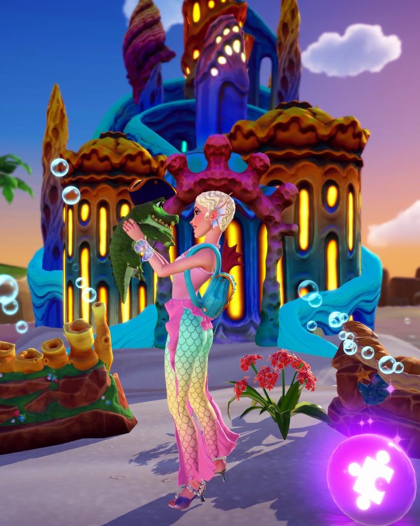 ComftyChaos's tweet photo. And from the Twitch drop rewards, the New New companion…
the Pirate Crocodile 🏴☠️! Aaaarrrrg…
Soooo cute! ✨🥰🏴☠️🥰✨
(same poses as with other crocs)
Hangout Bonus - can pick up and find extra items when fishing 🎣
#DDLV #DDV #DLV #DisneyDreamlightValley https://t.co/tLDZwEMC9R