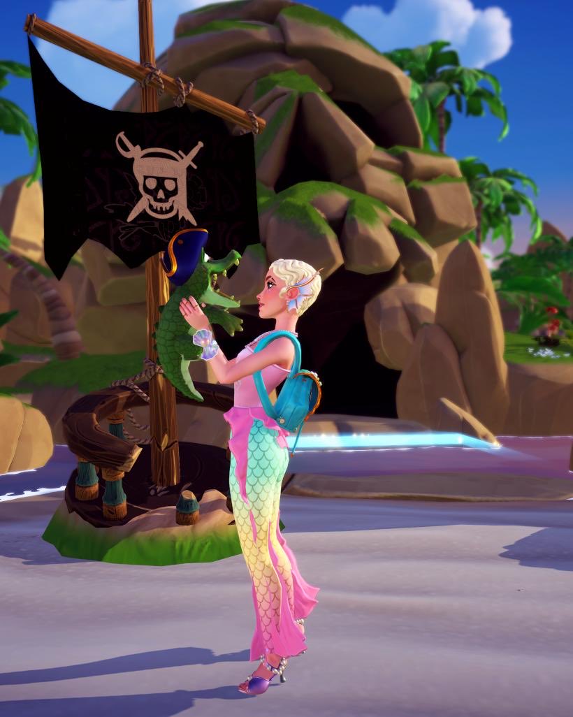 ComftyChaos's tweet photo. And from the Twitch drop rewards, the New New companion…
the Pirate Crocodile 🏴☠️! Aaaarrrrg…
Soooo cute! ✨🥰🏴☠️🥰✨
(same poses as with other crocs)
Hangout Bonus - can pick up and find extra items when fishing 🎣
#DDLV #DDV #DLV #DisneyDreamlightValley https://t.co/tLDZwEMC9R