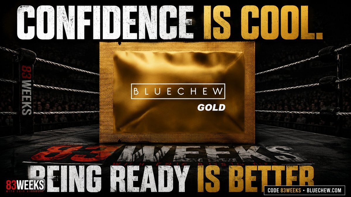 83Weeks's tweet photo. Confidence has terrible timing when you leave it to chance.

Buy 2 months of BlueChew Gold, get the 3rd FREE with code 83WEEKS at https://t.co/fJiiF2jLNV - plus 10% off + free overnight shipping on your first order. #ad https://t.co/N8wa3JxryO