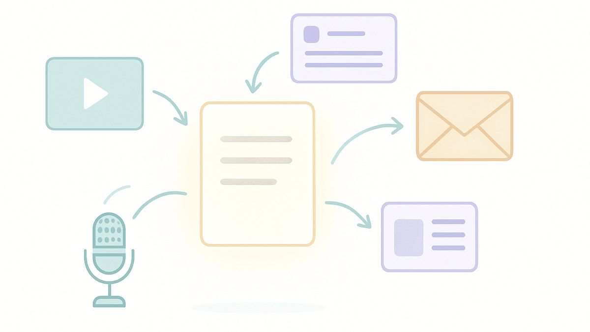 everyprompt_'s tweet photo. Wrote one great blog post? Turn it into 3+ new formats in minutes.

This prompt has AI map out a full repurposing plan: social posts, email, video script and more, each tuned for its platform and refreshed for SEO.

🔗 https://t.co/kvXg4RDqbw

#PromptOfTheDay #ContentMarketing #AIPrompts