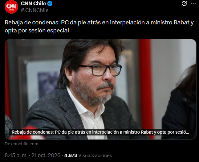 SebastianRochaZ's tweet photo. 🔹Que les dije, la izquierda intentó sacar una rapida y asquerosa minuta con el tema de la rebajas de condena por delitos sexuales contra menores de edad.

Pero como no revisaron nada, no analizaron nada, después de lanzar la piedra se dieron cuenta que este es un problema de larga data y que también involucraba a su gobierno.

Ahora lo importante es que nunca más en Chile se rebaje la condena a violadores, de niños, de mujeres ni  de nadie.

Feisimo traspié de la izquierda, porque los delata tal cual son.