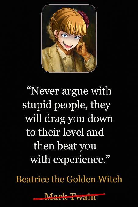 ColdCriti's tweet photo. This is basically Umineko https://t.co/zEIoES0SYc