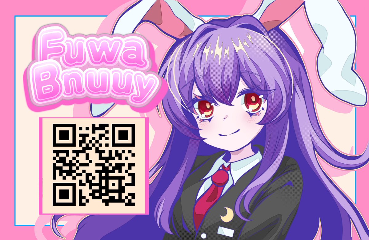 FuwaBnuuy's tweet photo. Business Card design ft. My fave bnuy #touhouproject #東方Project #reisenudongeininaba #arttwt #artmoots https://t.co/XXfA260wVi