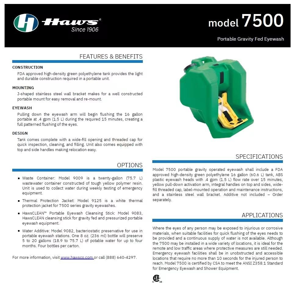 workiconth's tweet photo. สินค้าแนะนำ : อ่างล้างตาเคลื่อนที่ (Portable Emergency Eyewash), Haws 7500 (16 Gallons), Brand: Haws (USA)

#ขาย #fyp #emegencyeyewash #haws7500 #อ่างล้างตาฉุกเฉิน #อ่างล้างตาฉุกเฉินแบบพกพา #haw7500 #portableemergencyeyewash #portableeyewash #eyewash #haws #haw #emergency #จป https://t.co/di79d86MQx