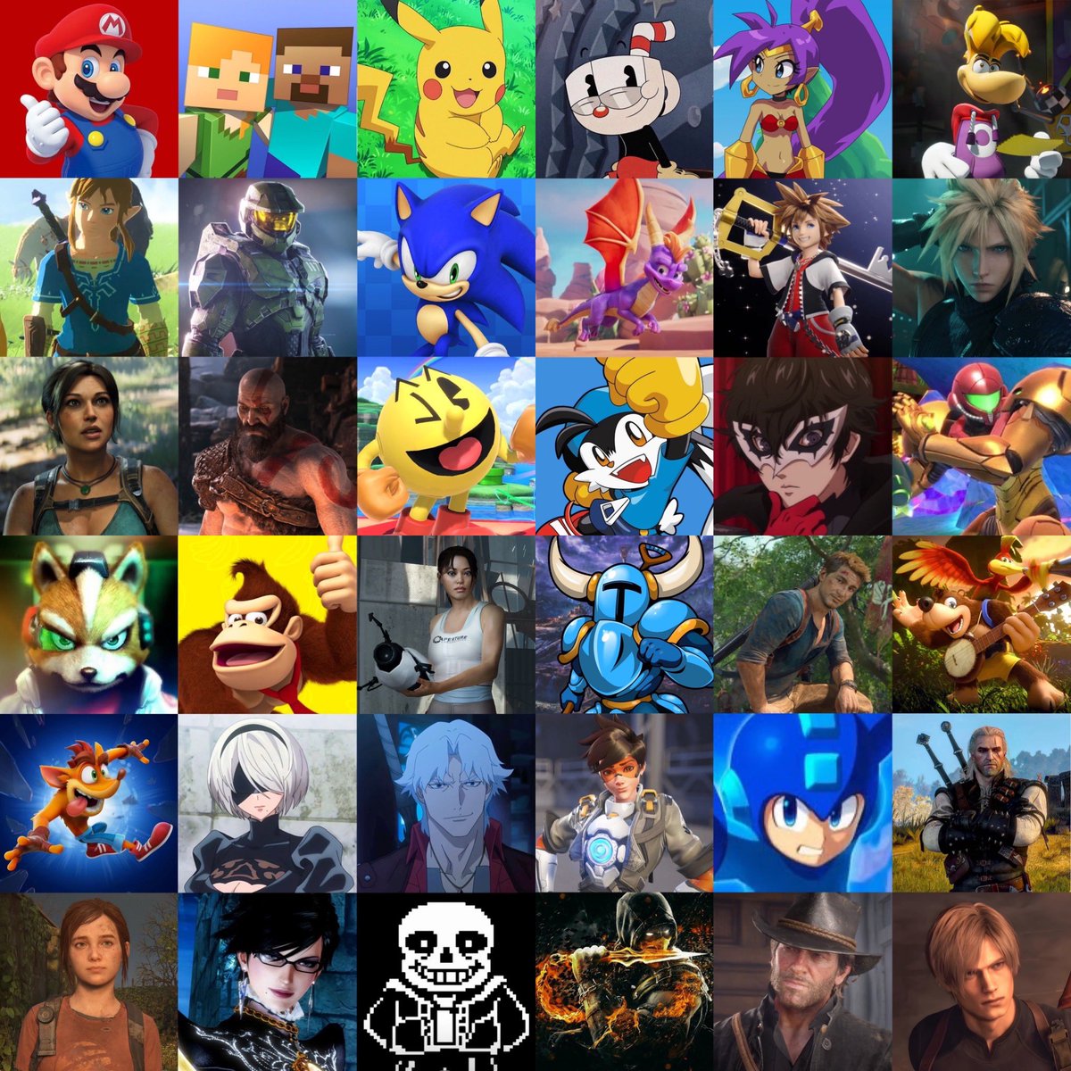 ChrisHa24052572's tweet photo. Which Video Game Character is your GOAT? https://t.co/YYLfbzQg7J