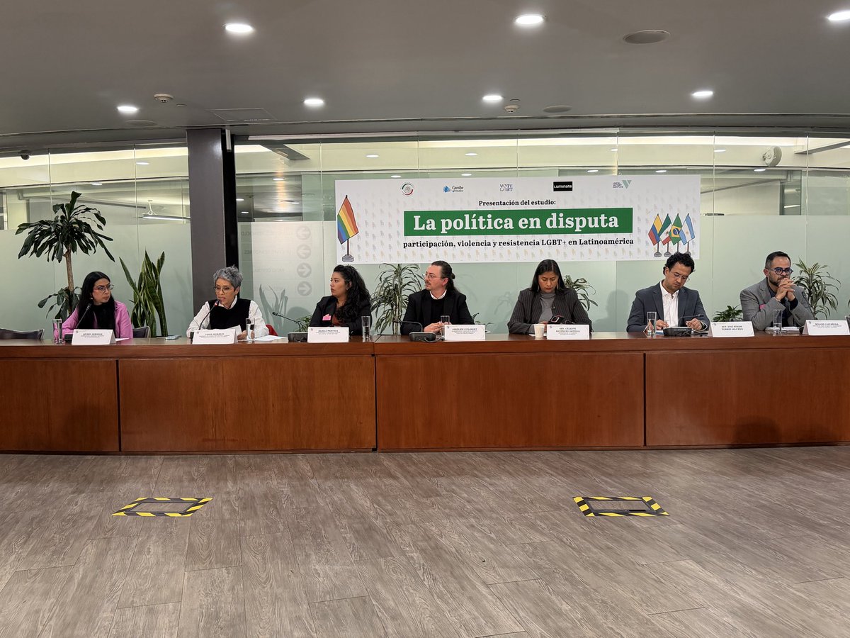 ImpulseCDMX's tweet photo. @Impulsecdmx presente en la Presentación del Estudio: La política en disputa. Participación, violencia y resistencia LGBT+ en Latinoamérica. cc: @aurel_gt @CelesteAscenci8 @Caribeafirmativ @votelgbt @VictoryInst @laurelyeye @tania3651 @hiramtorres @WillCastanedaC https://t.co/PT8xj9OW7v