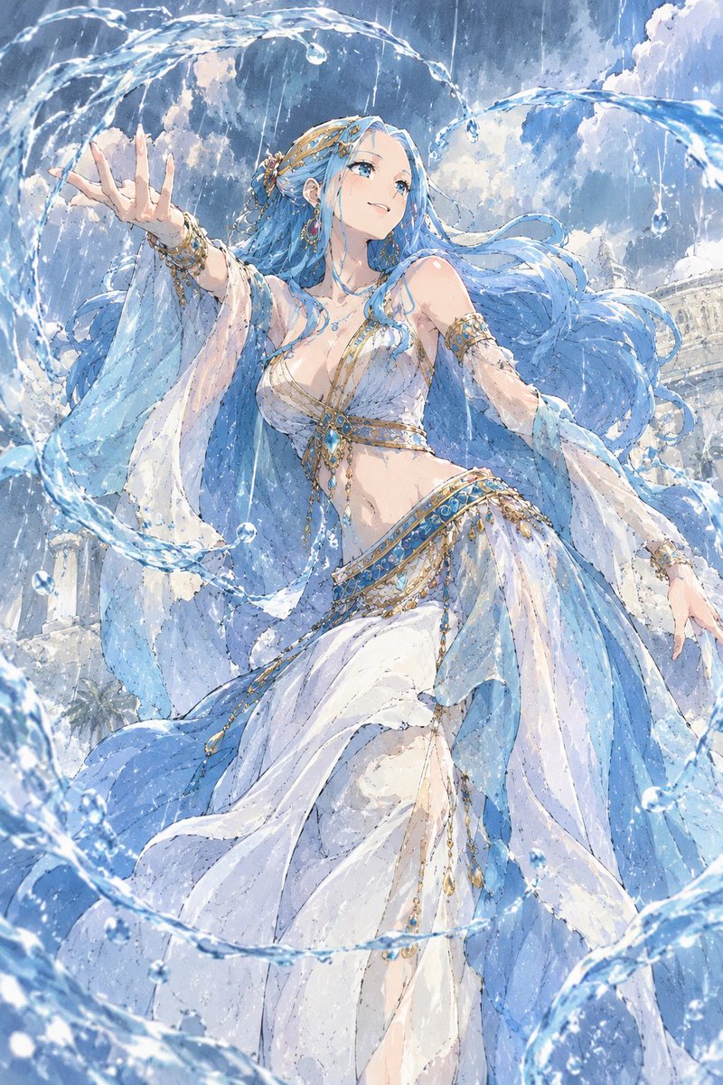 AprilDsol's tweet photo. One piece vivi as the rain god. https://t.co/3R7c1VXc34