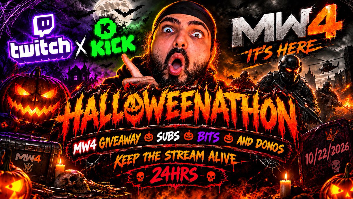 Lickety2split's tweet photo. 🚨MW4 GIVEAWAY🚨

Standard edition giveaway oct 22nd🔥 

12-1PM Eastern ⏰ UNCAPPED

LIKE &amp; RT this tweet Follow Twitch, Kick &amp; join discord to enter 🤝⬇️ link in reply’s 👀 https://t.co/txPLLfreWJ