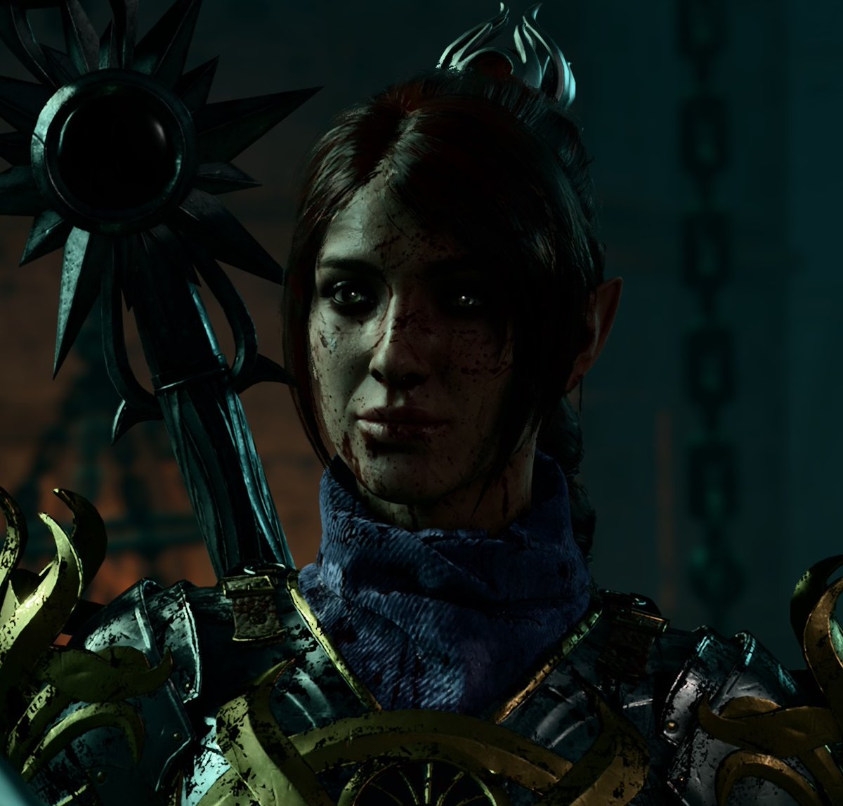 CyderKnight's tweet photo. @SeedOilDsrspctr @_Leonorb In BG3 a lesbian battle angel shows up. 

You immediately impale her with a spear and get epic one of a kind BIS loot..

My face when. https://t.co/tiWIMvR79t