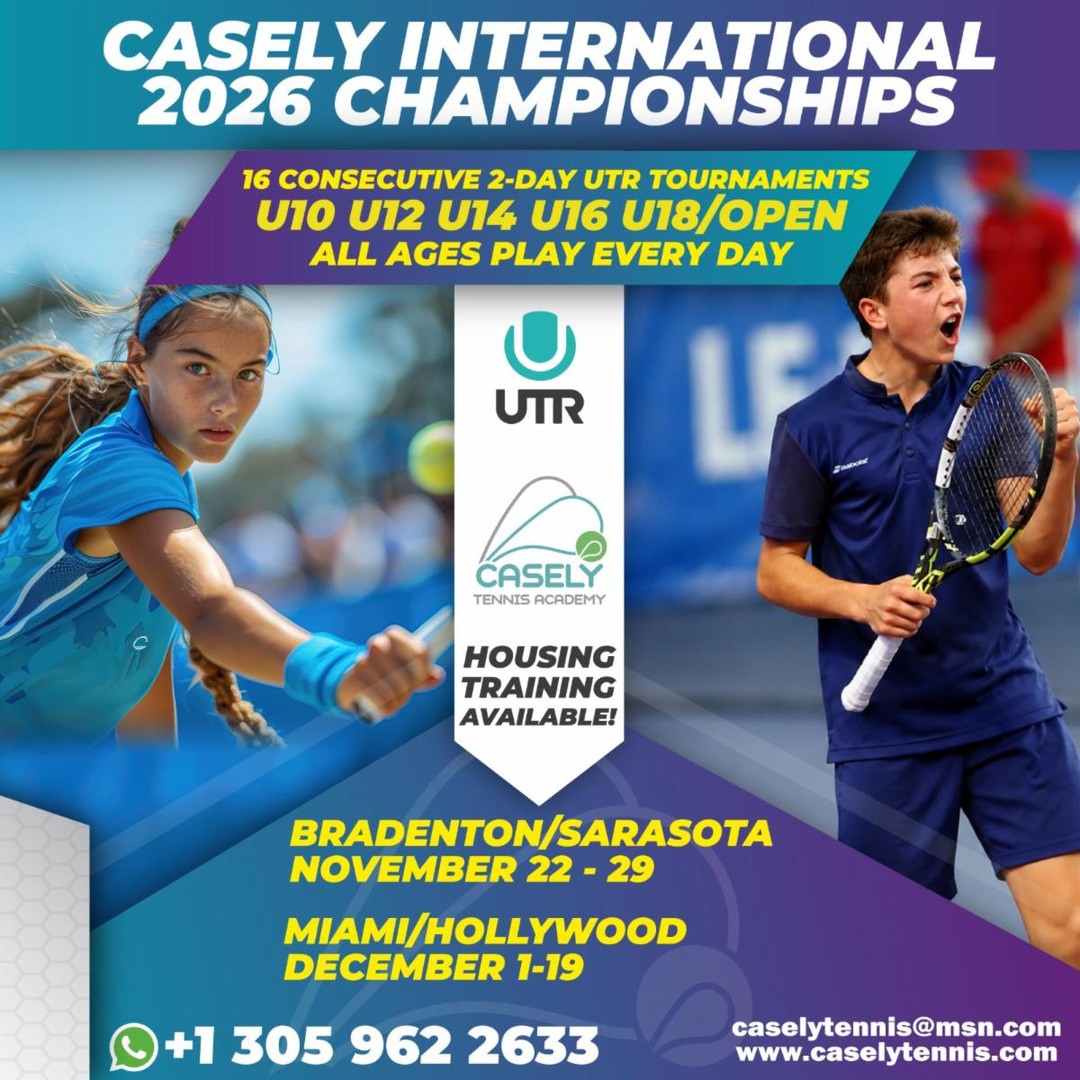 satomikitm5's tweet photo. Casely Tennis Academy is excited to announce its Training and Housing Program, running November 20–December 20. It includes high-performance training, tournament fees, coaching, daily meals, 24-hour supervision, daily UTR matches, and key-site https://t.co/SQMkTyymXz