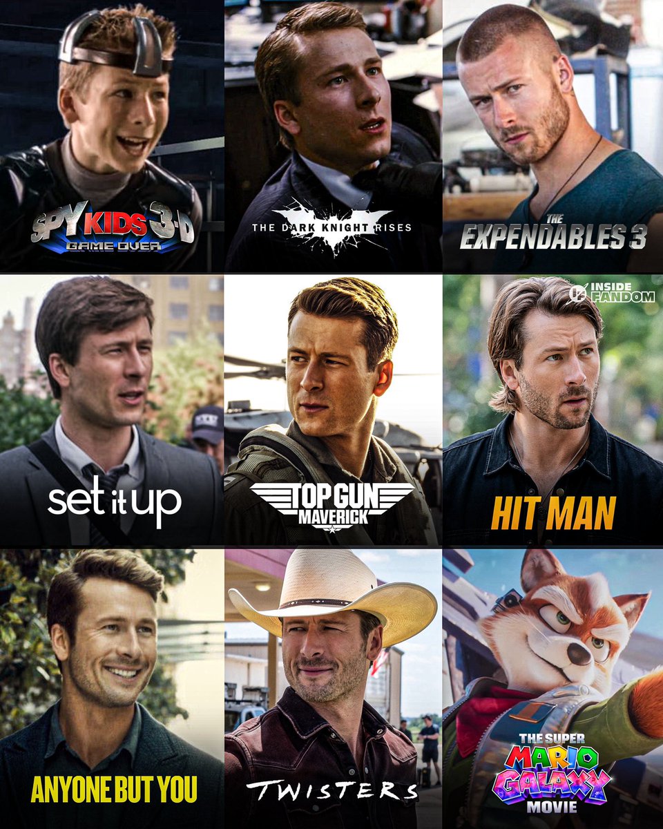 InsideFandom's tweet photo. Happy 38th Birthday, Glen Powell! 🎉 https://t.co/XRbXZTcwpJ
