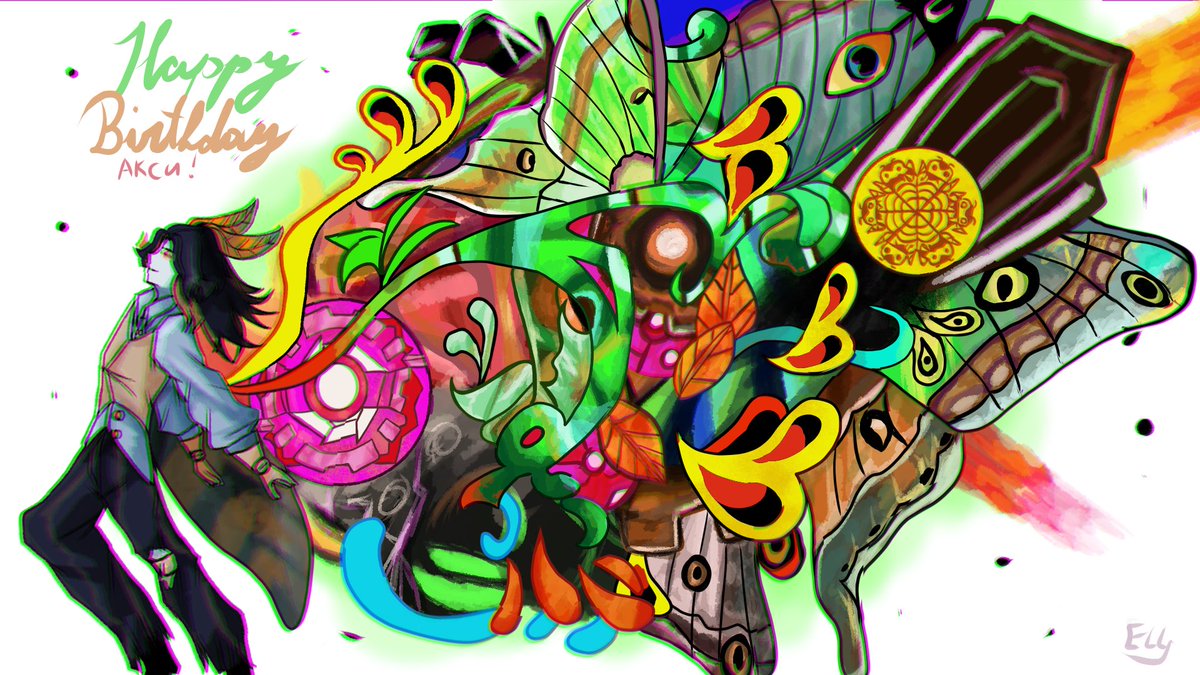 EllKayachi's tweet photo. Sorry for the lack of art over the past few days; I drew this piece for an acquaintance’s birthday. I’ve also been swamped with my studies—they’ve really been piling the work on me here…

#art #birthdayart https://t.co/kJ6pKEvBDK