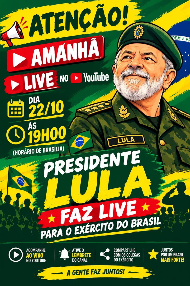 ZeroSake's tweet photo. Estão prontos? 
Aí eu tô ansioso pra live de amanhã!!!
#LiveDoLulaComSeuExercito https://t.co/gjaeqbDCa4