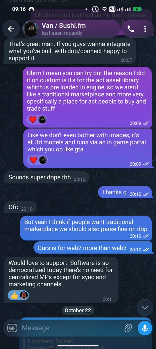 Theo_de_Vaux's tweet photo. @LosDoonies Wow that's so funny it looks exactly like the idea I told you on DMs yesterday, but you vibe coded it in a horribly unperformant version before I could release anything. Very cool https://t.co/4mGpcJy8ed