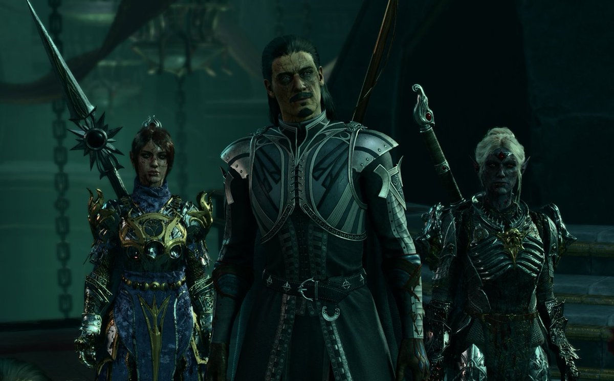 CyderKnight's tweet photo. @_Leonorb My face reading your comment about how BG3 is "Woke" (I am about to sacrifice 1000 innocent vampires so Astarion can fly) https://t.co/HTKmbaATi5